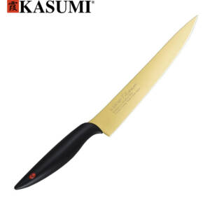 Cuchillo Kasumi KTG-20020 - Cuchillo Trinchante Titanium Oro