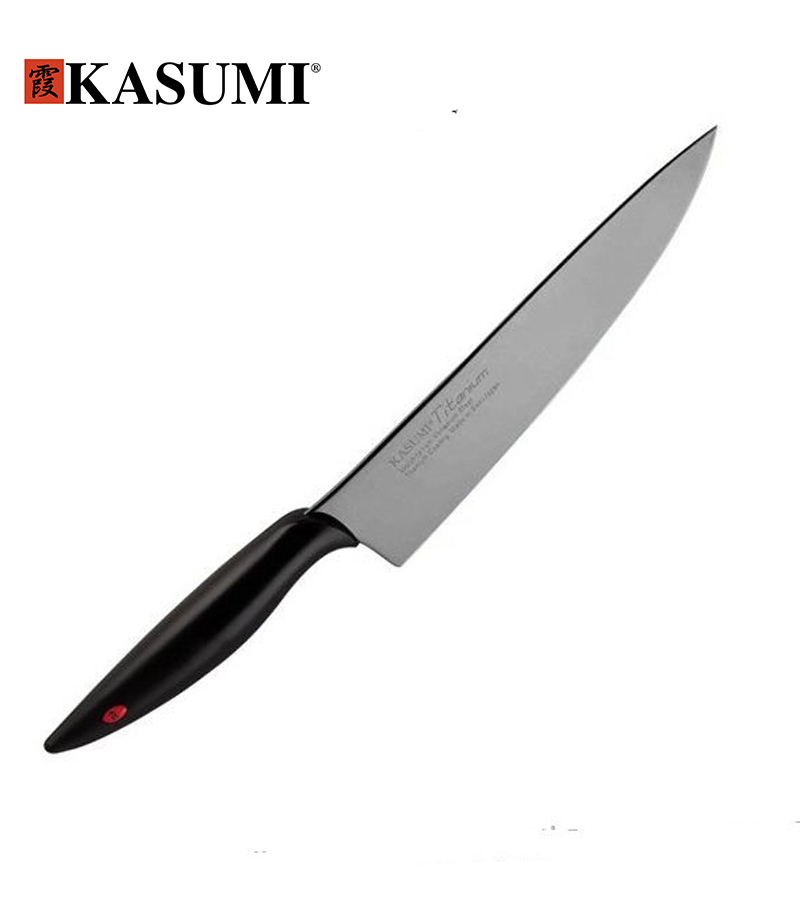 Cuchillo Kasumi KTGR-22020 - Trinchante Titanium Gris 20 cm